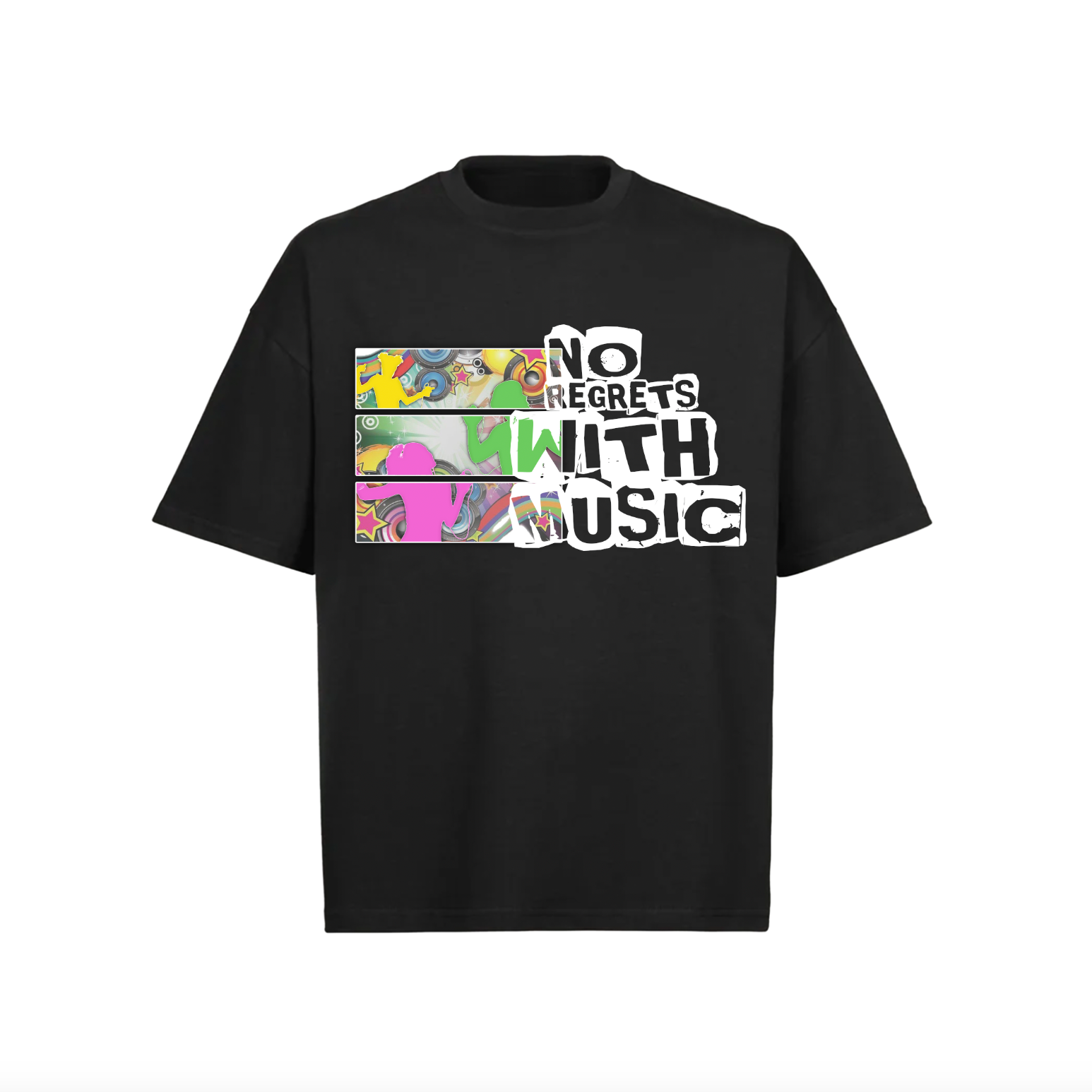 No Regrets With Music T-shirt