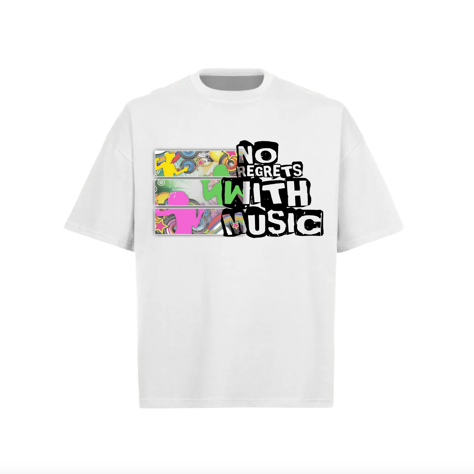 No Regrets With Music T-shirt